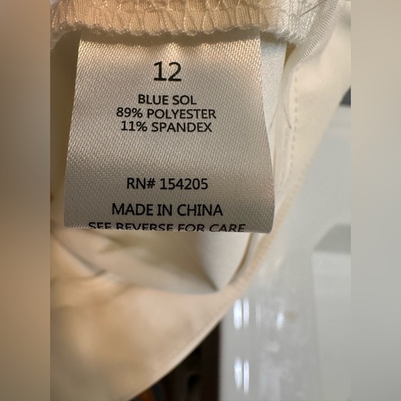 Blue Sol Cream Wide Leg Dress Pants NWT - Picture 6 of 7